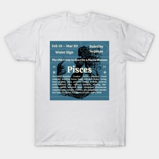 Pisces Woman Energy T-Shirt